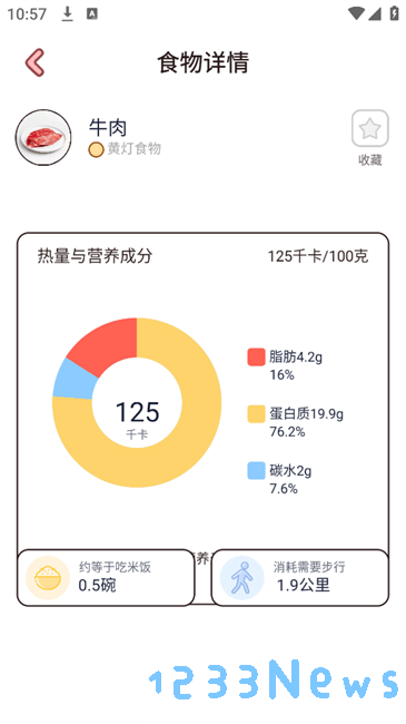食物营养查询app