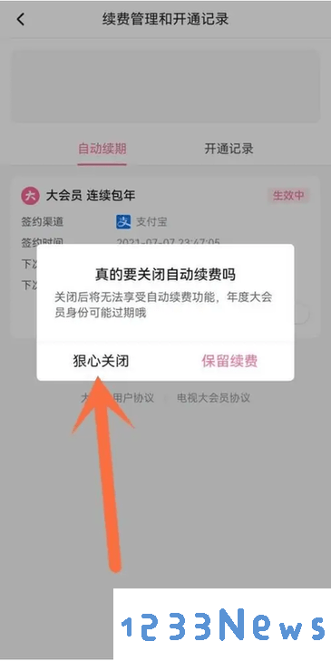 哔哩哔哩怎么取消自动续费