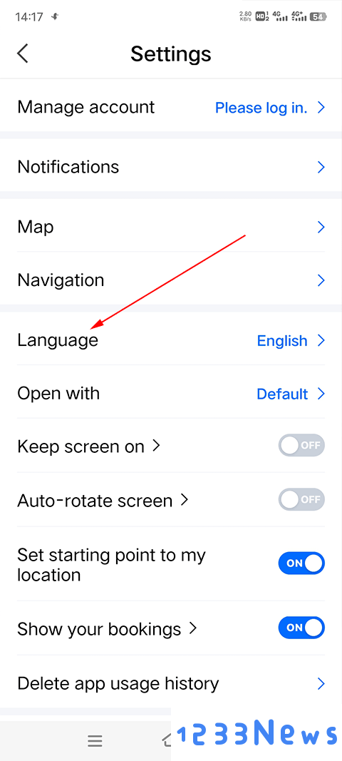 NAVER地图怎么调成中文