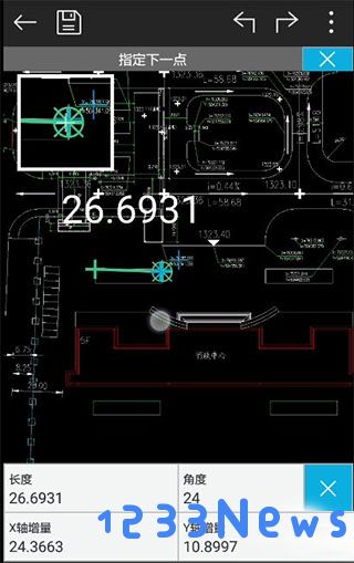 cad看图王测量长度操作技巧